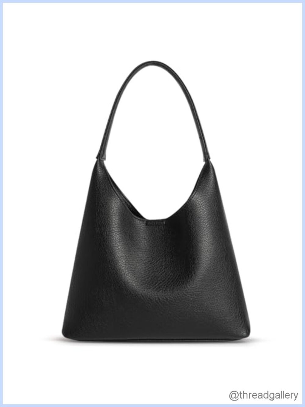 Small Vegan Leather Slouchy Hobo Shoulder Bag Everyday Purse